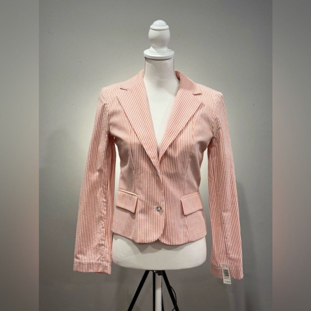 CLEAROUT! Tailor New York Striped Blazer Size 4 NWT